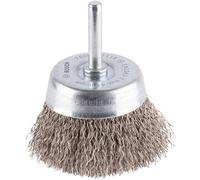 Bosch 1x Brosse Boiss. Ondulés PRO Inox clean Emm. Cyl. | pour Acier, Acier inoxydable, Ø 60 mm Professional Accessoire Perceuses