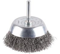 Bosch 1x Brosse Boiss. Ondulés PRO Metal clean Emm. Cyl. | pour Acier, Métaux non ferreux, Ø 70 mm Professional Accessoire Perceuses