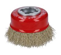Bosch 1x Brosse boisseau à fils ondulés PRO Metal clean pour petites meuleuses angulaires, X-Lock (pour Métaux non ferreux, Acier, Ø 75 mm, Professional Accessoire Petite meuleuse angulaire)