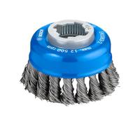 Bosch 1x Brosse boisseau à fils torsadés PRO Metal heavy , X-Lock | pour Acier, Ø 75 mm Professional Accessoire Petite meuleuse angulaire