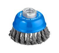Bosch 1x Brosse boisseau PRO Steel Longlife, fils torsadés pour petite meuleuse angulaire et filetage M14 (pour Acier, Ø 75 mm, Professional Accessoire Petite meuleuse angulaire)