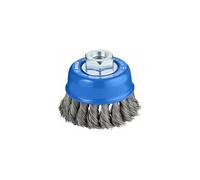 Bosch 1x Brosse boisseau PRO Steel Longlife, fils torsadés pour petite meuleuse angulaire et filetage M14 (pour Acier, Ø 75 mm, Professional Accessoire Petite meuleuse angulaire)