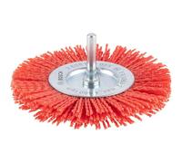 Bosch 1x Brosse Circ. Nylon PRO MultiMat clean Emm. Cyl. | pour Acier, Métaux non ferreux, Ø 100 mm Professional Accessoire Perceuses