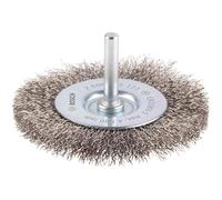 Bosch 1x Brosse Circ. Ondulés PRO Inox clean Emm. Cyl. | pour Acier inoxydable, Métaux non ferreux, Ø 80 mm Professional Accessoire Perceuses