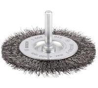 Bosch Brosse circulaire 1608622015 – Ø75 mm, fils acier ondulés 0,2 mm, emmanchement 6 mm