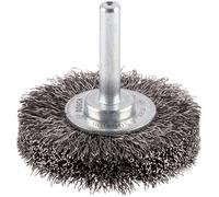 Bosch 1x Brosse circulaire PRO Steel Longlife, fils ondulés pour emmanchement cylindrique 6 mm et perceuse (Ø 50 mm, Professional Accessoire Perceuses/visseuses rotatives)