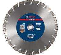 Bosch 1x Disque à tronçonnage diamant EXPERT Multi Material | pour Béton, Béton armé, Ø 350 mm Professional Accessoire Scie circulaire sur table, Tronçonneuse thermique