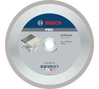 Bosch 1x Disque à tronçonnage diamant PRO Ceramic, alésage de 25,4 mm | pour Carrelage, Carreaux de Hard Ceramic, Ø 230 mm Professional Accessoire Scie sur table