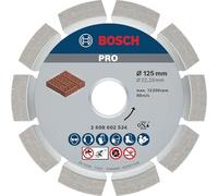 Bosch 1x Disque à tronçonnage diamant PRO Mortar, alésage 22,23 mm | pour Brique, Ø 125 mm Professional Accessoire Petite meuleuse angulaire