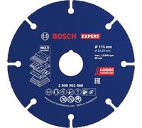 Bosch 1x Disque à tronçonner carbure EXPERT Multi Material | pour Bois dur, Bois clouté, Ø 115 mm Professional Accessoire Petite meuleuse angulaire