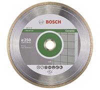 Bosch Disque à tronçonner diamanté 2608602539 standard pour céramique 250 x 30+25,40 x 1,6 x 7 mm