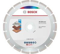 Bosch 1x Disque à tronçonner diamant Multi Material, alésage 22,23 mm | pour Béton, Brique, Ø 230 mm Professional Accessoire Grande meuleuse angulaire