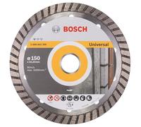 Bosch 1x Disque à tronçonner diamant PRO Multi Material, alésage 22,23 mm | pour Béton, Brique, Ø 150 mm Professional Accessoire Petite meuleuse angulaire