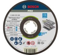 Bosch Disque à tronçonner PRO Inox et métal Longlife Ø115 mm M14/22,23 mm X-Lock