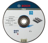 Bosch 1x Disque abrasif aggloméré PRO Metal, alésage 22,23 mm, oSa | pour Acier, Ø 230 mm Professional Accessoire Grande meuleuse angulaire