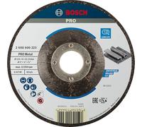 Bosch 1x Disque abrasif PRO Metal Longlife pour petite meuleuse angulaire et alésage 22,23 mm (pour Acier, Ø 125 mm, Professional Accessoire Petite meuleuse angulaire)