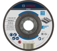 Bosch 1x Disque abrasif PRO Metal Longlife pour petite meuleuse angulaire et alésage 22,23 mm (pour Acier, Ø 115 mm, Professional Accessoire Petite meuleuse angulaire)