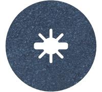 Bosch 1x Disque abrasif sur fibres PRO Steel R574 pour X-Lock (pour Acier, Acier, Ø 125 mm, Grain 24, Professional Accessoire Petite meuleuse angulaire)
