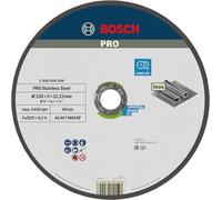 Bosch 1x Disque Aggloméré PRO Inox LongLife 22,23mm | pour Acier inoxydable, Ø 230 mm Professional Accessoire Grande meuleuse angulaire