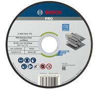Bosch 1x Disque Aggloméré PRO Inox/Métal 22,23mm | pour Acier, Acier inoxydable, Ø 125 mm Professional Accessoire Petite meuleuse angulaire