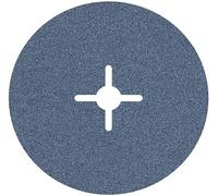 Bosch 1x Disque sur fibres PRO Steel R574 (pour Acier, Acier, Ø 180 mm, Grain 80, Professional Accessoire Grande meuleuse angulaire) (Lot de 5)