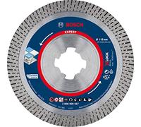 Bosch 1x Disques à tronçonner diamantés EXPERT HardCeramic X-LOCK (pour Carrelages durs, Pierre dure, Ø 115 mm, Professional Accessoire Petite meuleuse angulaire)