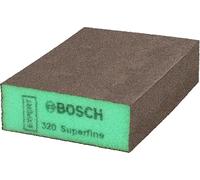 Bosch 1x Éponge de ponçage Expert S471 Standard | pour Peinture sur bois, Bois résineux, Ø 69 x 97 x 26 mm super fin, Professional Accessoire Ponçage manuel