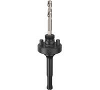 Bosch 1x Foret de centrage et adaptateur pour scie trépan (pour Acier, Cloison sèche, Longueur 102,00 mm, Professional Accessoire Perceuses)