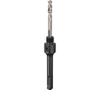 Bosch 1x Foret de centrage et adaptateur pour scie trépan (pour Acier, Cloison sèche, Longueur 81,00 mm, Professional Accessoire Perceuses)