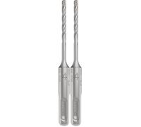 Bosch 1x Foret PRO SDS plus-5X (pour Béton armé, Béton, Ø 4,00 mm, Professional Accessoire Marteau burineur) (Lot de 2)