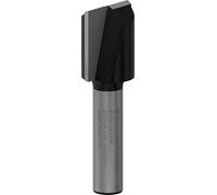 Bosch 1x Fraise à rainurer droite PRO, deux goujures (pour Bois résineux, Bois dur, Ø 15 mm, Professional Accessoire Défonceuse manuelle, Fraise à araser)