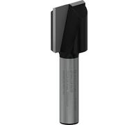 Bosch 1x Fraise à rainurer droite PRO, deux goujures | pour Bois résineux, Bois dur, Ø 16 mm Professional Accessoire Défonceuses plongeantes, Fraise à araser