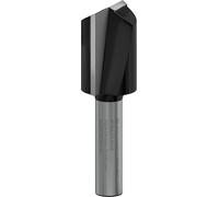 Bosch 1x Fraise à rainurer droite PRO, deux goujures | pour Bois résineux, Bois dur, Ø 18 mm Professional Accessoire Défonceuses plongeantes, Fraise à araser