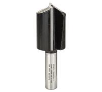Bosch 1x Fraise à rainurer droite PRO, deux goujures (pour Bois résineux, Bois dur, Ø 30 mm, Professional Accessoire Défonceuse manuelle, Fraise à araser)