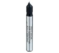 Bosch 1x Fraise à rainurer en V pour défonceuse PRO (pour Bois résineux, Bois dur, Ø 6,4 mm, Professional Accessoire Défonceuse manuelle, Fraise à araser)