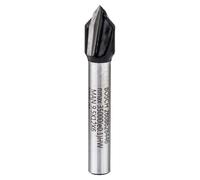 Fraise à rainurer en V 6 mm, D1 9,5 mm, L 12,35 mm, G 45 mm, 90° Bosch Accessories 2608628446