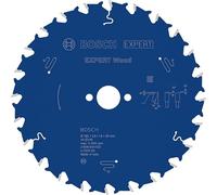 Bosch 1x Lame de scie circulaire filaire EXPERT Wood | pour Bois résineux, Bois dur, Ø 165 mm Professional Accessoire Scies circulaires portatives filaires, Scie plongeante