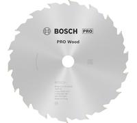 Bosch 1x Lame de scie circulaire PRO Wood pour scies circulaires portatives filaires (pour Bois résineux, Bois dur, Ø mm, Professional Accessoire Scie circulaire portative)