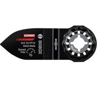 Bosch 1x Languette de ponçage EXPERT AVZ 32 RT10 | pour Bois dur, Bois résineux, Grain , Professional Accessoire Outil multifonction