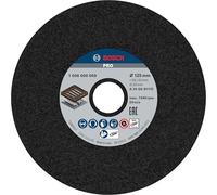 Bosch 1x Meule assiette PRO Metal pour meuleuses droites, alésage 20 mm | pour Acier, Fonte, Ø 125 mm Professional Accessoire Meuleuse droite