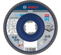 BOSCH Plateaux a lamelles X-LOCK, 125 mm, G 40, X571, Best for Metal 2608619209