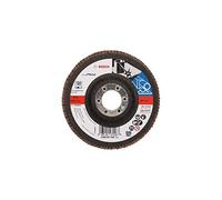 Bosch Disque à rabat X571 Best for Metal – Ø 115 mm, Grain 120, Tissu de verre – 10 pièces