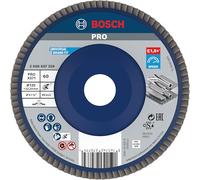 Plateau À Lamelles Bosch Best For Metal À Surface Plate Ø125 Grain 60 - 2608607339 G