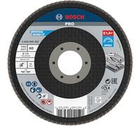 Bosch Disque à lamelles X571 – pour métal, Ø 115 x 22,23 mm, grain 80 – Lot de 10