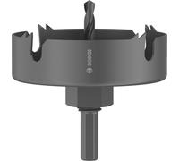 Bosch 1x Scie trépan avec adaptateur Wood and Drywall | pour Cloison sèche, Bois résineux, Ø 86 mm Professional Accessoire Perceuses