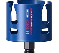 Bosch 1x Scie trépan EXPERT Construction Material PC Plus | pour Bois résineux, Panneau aggloméré, Ø 76 mm Professional Accessoire Perceuses
