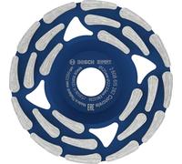 Bosch 1x Tête de meulage diamant EXPERT pour meuleuses à béton, alésage 19-22,23 mm (pour Béton, Ø 125 mm, Professional Accessoire Meuleuse à béton)