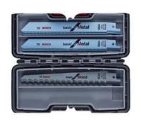 Bosch Coffret de lames pour scie sabre 2607010901 – bois et métal – 15 pièces