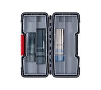 Bosch 2-607-010-903 : Jeu de 30 lames de scie sauteuse bimétal pour bois et métal - Assortiment noir et gris, queue universelle