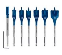 Bosch 2 608 900 334 foret Embout de perçage plat 7 pièce(s), Jeu de mèches de perceuse